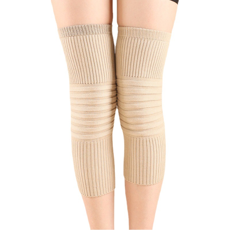 Autumn and winter New knitted strip thickened warm knee pads unisex joint leg pads middle-aged and elderly knee cold-proof