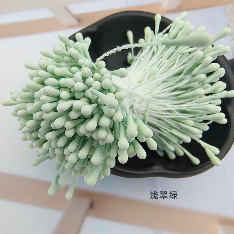 Picture of Wholesale Korean Style Handmade DIY Hair Accessories High Simulation Flower Stamens Material 2mm Matte Round Match Head Flower Heart Flower Stamens