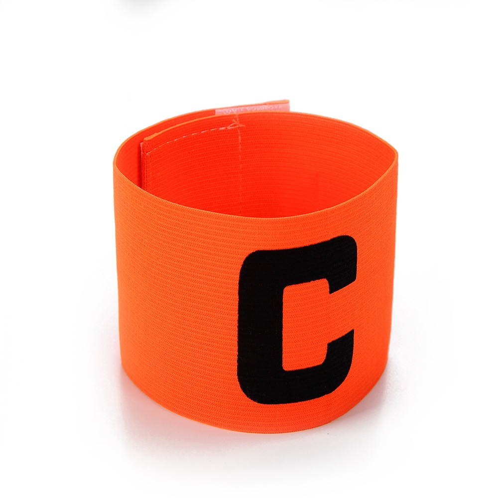 Picture of Captain's Armband Football Game Velcro Basketball Professional Elastic Sticker Event Arm Wrap C-Shaped Label Training