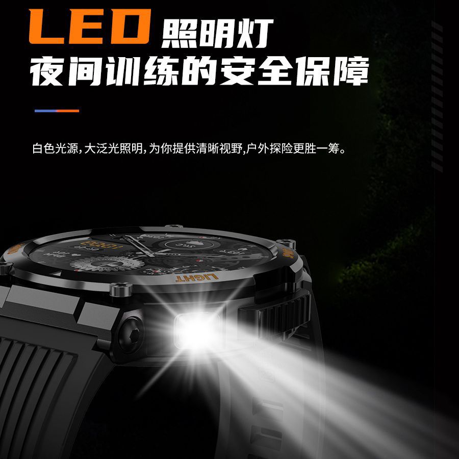 Picture of New HT17 smart watch Bluetooth call outdoor compass exercise three prevention heart rate sleep monitoring weather