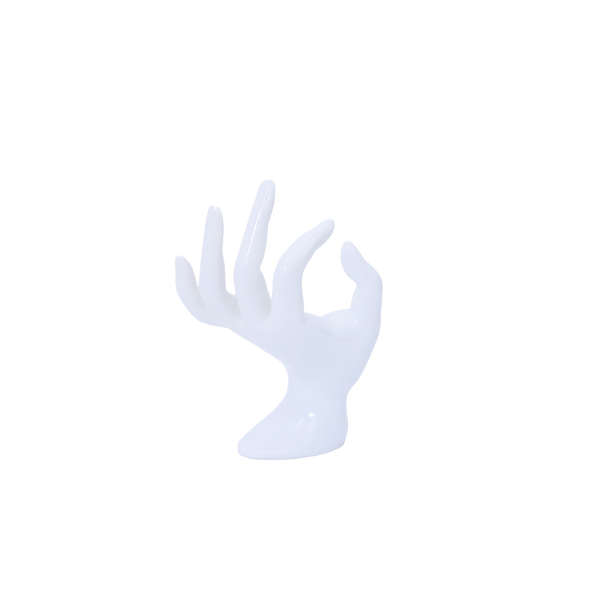 Picture of Cross-border spot ring display stand plastic OK hand mold jewelry shooting live props bracelet bracelet display stand
