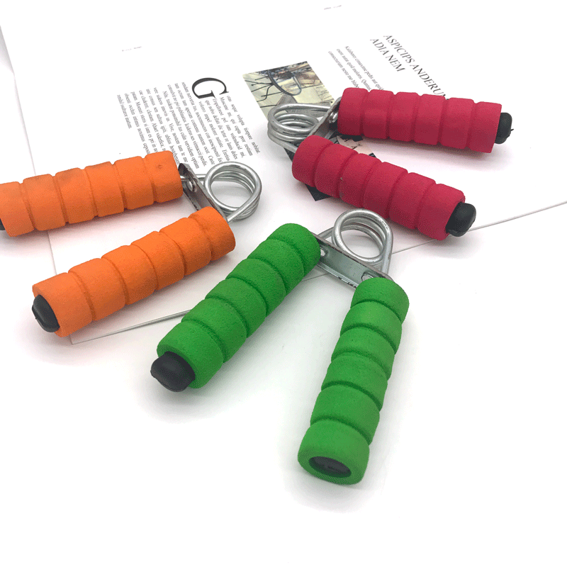 Home Exercise Artifact Sponge a-shaped Grip Sponge Handle Arm Fitness Grip Clip Hand Strength Fitness Equipment