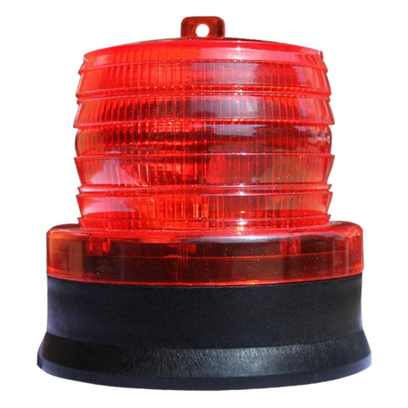 Outdoor solar LED traffic warning light waterproof construction signal light strobe flash light roadblock light magnet