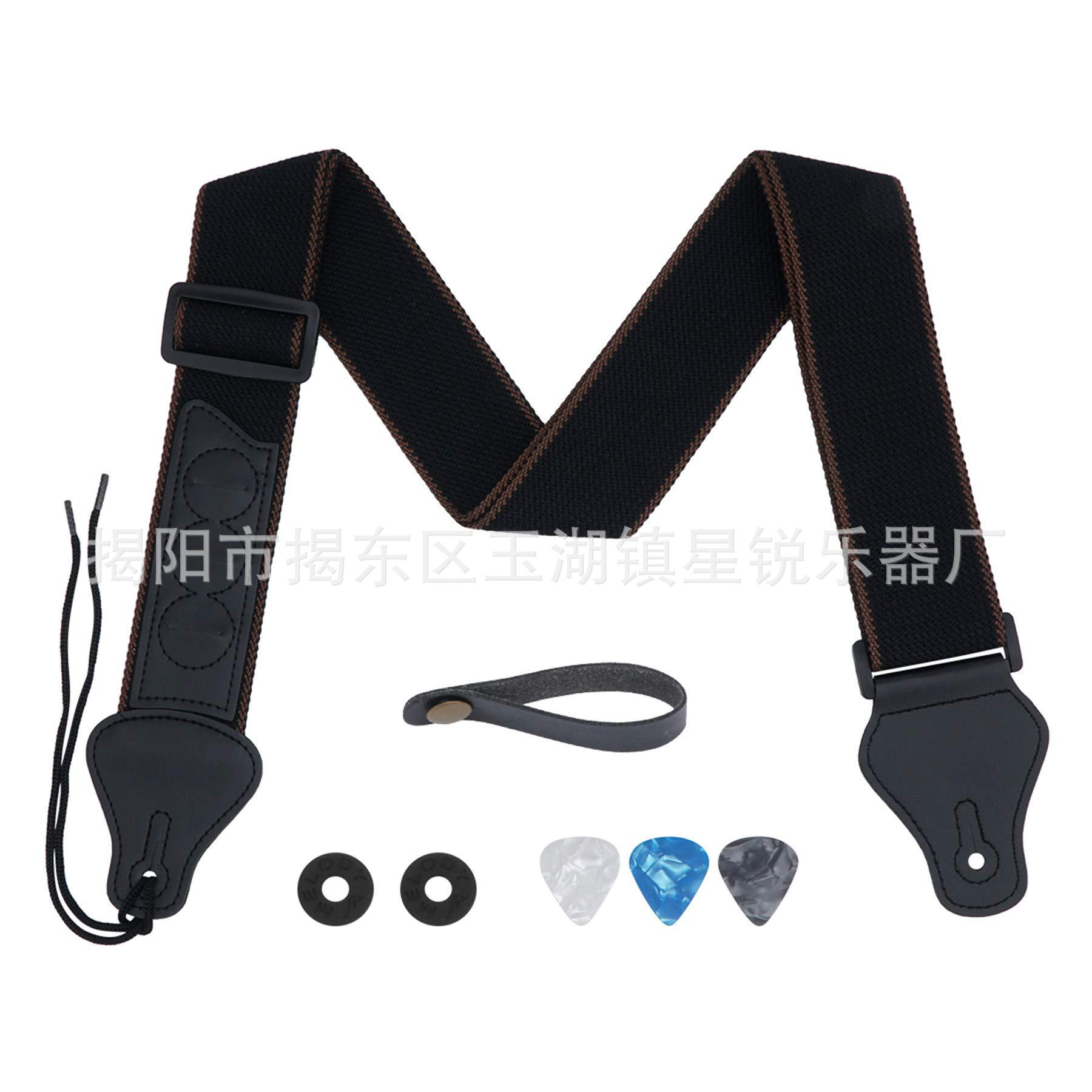 Cross-border Exclusive for Guitar Strap Electric/Acoustic Guitar Cotton Strap Guitar Strap Acoustic Guitar Strap