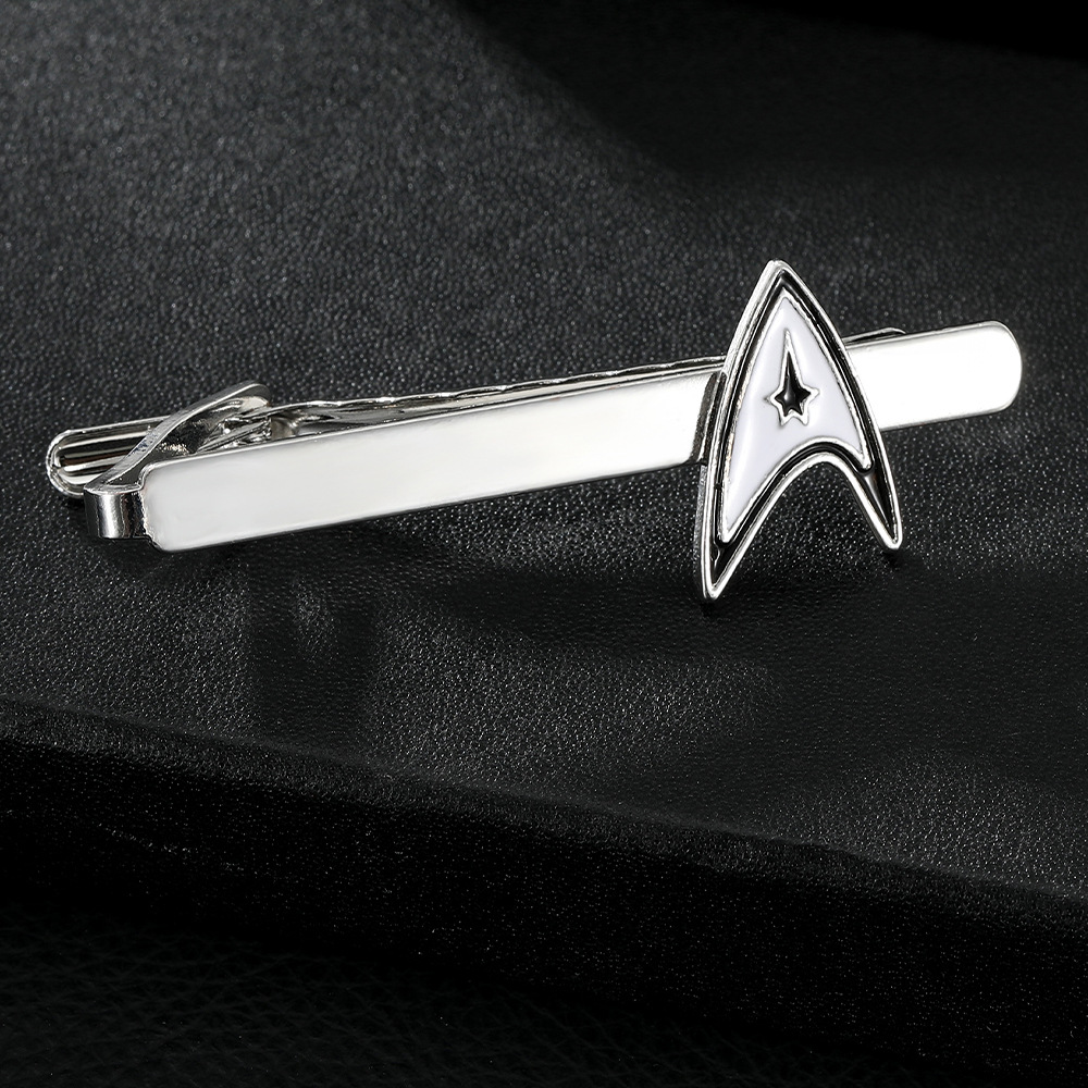 Picture of Europe and the United States cross-border trend Star Trek alloy tie clip creative suit shirt Joker accessories manufacturers new products
