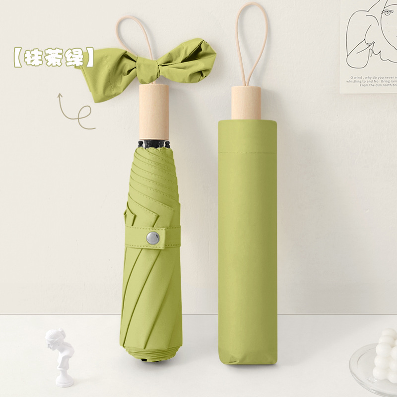 Picture of Large wholesale 16 bone automatic long handle umbrella sunshade sunscreen straight rod umbrella men's and women's dual-use umbrella customized advertising