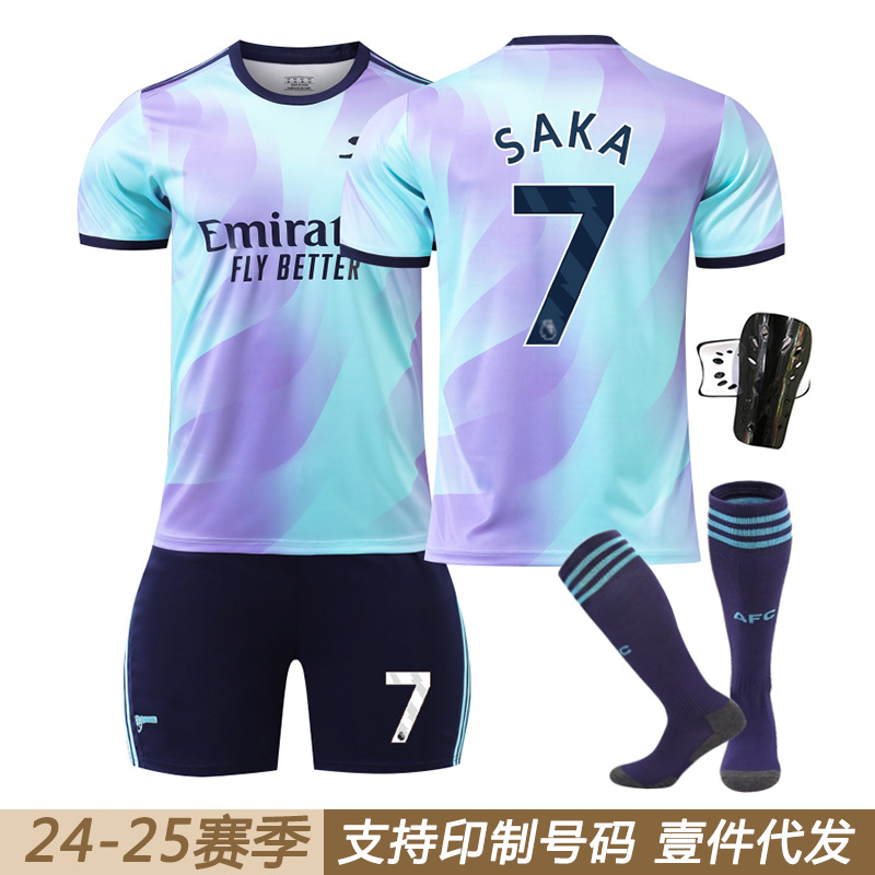 2425 Arsenal 2-7 Saca Jersey 9 gesus 11 martinelli 41 Rice 18 Football Uniform suit