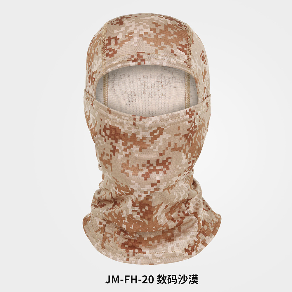 Picture of Outdoor Sports Dust-proof Sunscreen Riding Headgear Motorcycle Helmet Mask Summer Camouflage Balaclava Hat
