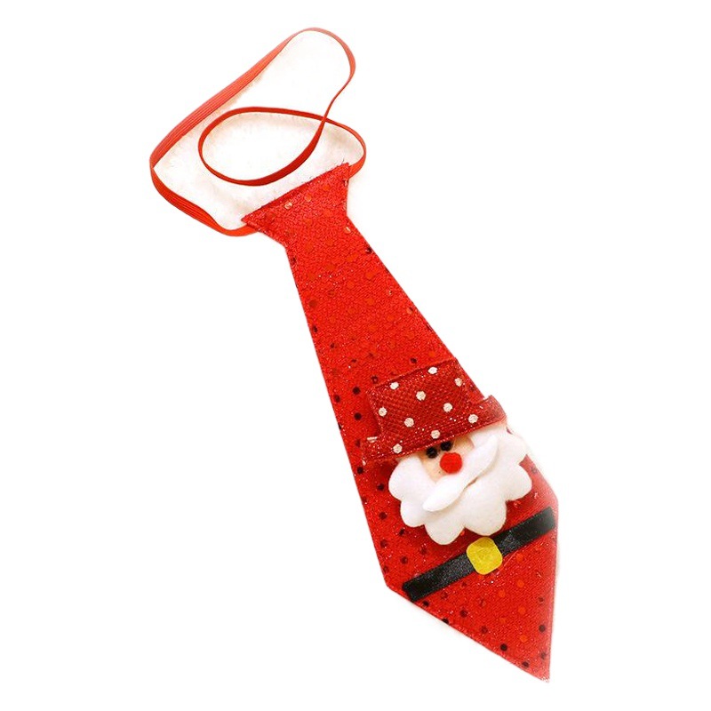 Christmas Decorations Christmas Tie Children's Small Gift Creative Sequin Tie Adult Bow Tie Performance Dress Up