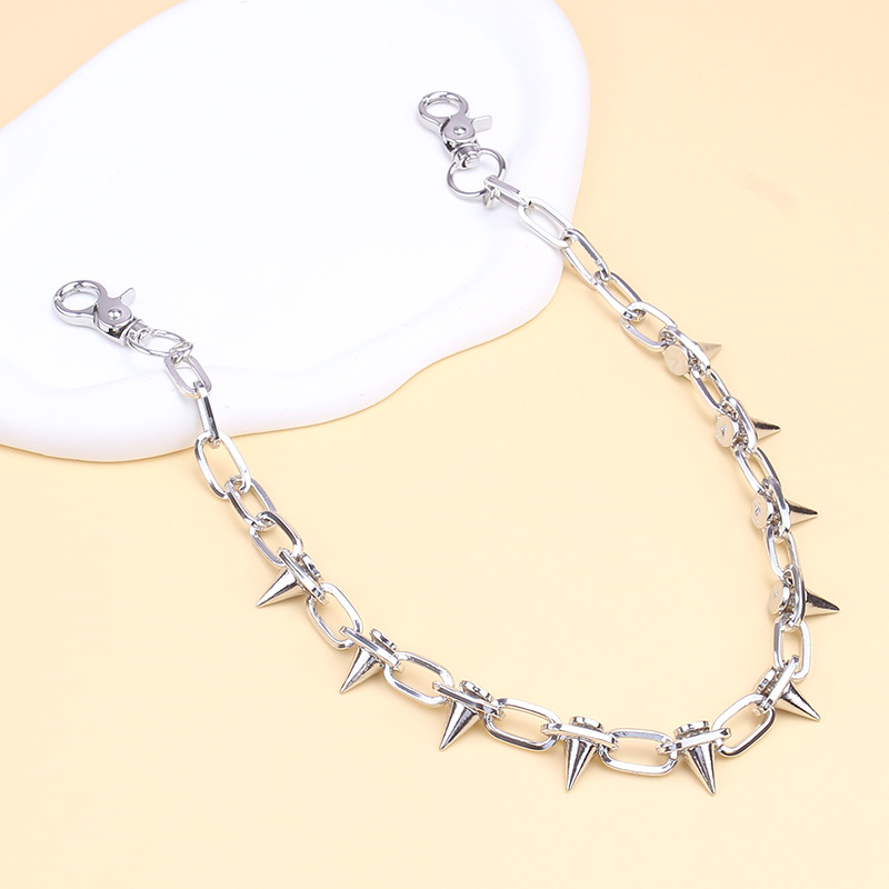 Picture of Cross-border rivet waist chain pointed chain punk men and women hiphop personality dark ins same style cool European and American pants chain