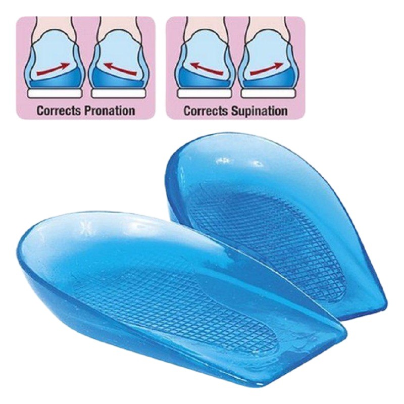 New X/O-shaped leg correction silicone positive heel pad adult leg correction insole bow leg correction wholesale