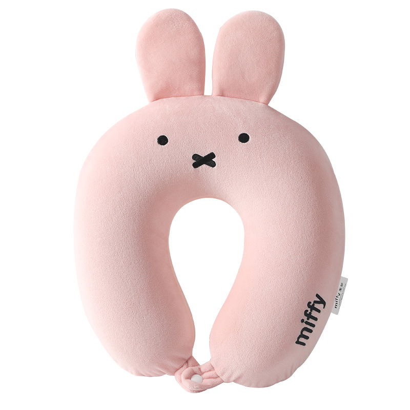 Picture of [Official Authentic] Miffy U-Shaped Pillow Memory Foam Neck Pillow Office Nap Neck Pillow Aircraft Pillow