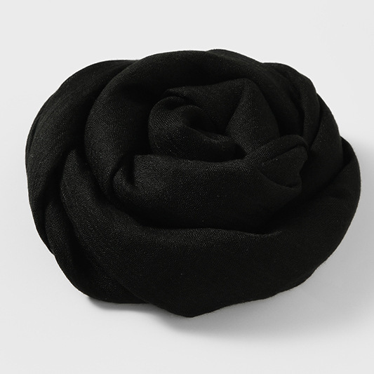 Picture of Solid Color Cotton and Linen Scarf Women's Artistic Sunscreen Scarf Scarf Beach Long Scarf Wholesale Japanese Scarf Advanced Sense