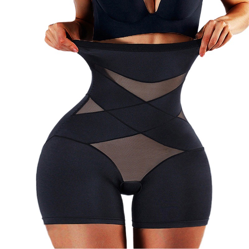 Compression Shaper Pant High waist cross thin belly slimming waist hip shaping pants postpartum belly contracting