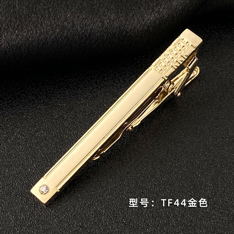 Picture of Men's Tie Clip Manufacturer Direct Sales Yiwu Cross-Border Business Metal Tie Clip Tieclips Bow Tie Business Style
