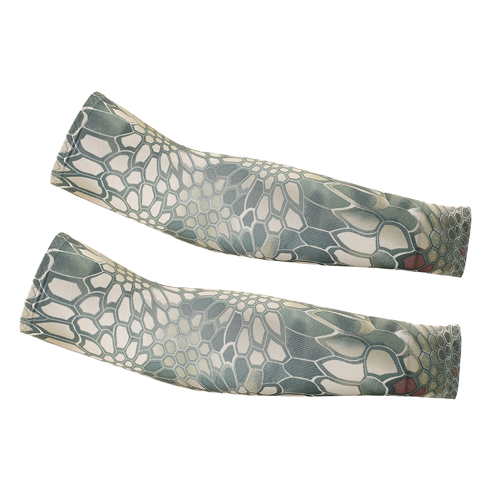 Picture of Hicool Cycling Sun Protection Sleeves Sports Outdoor Cycling Arm Guards Comfortable Breathable Anti-Uv Ice Silk Sleeves