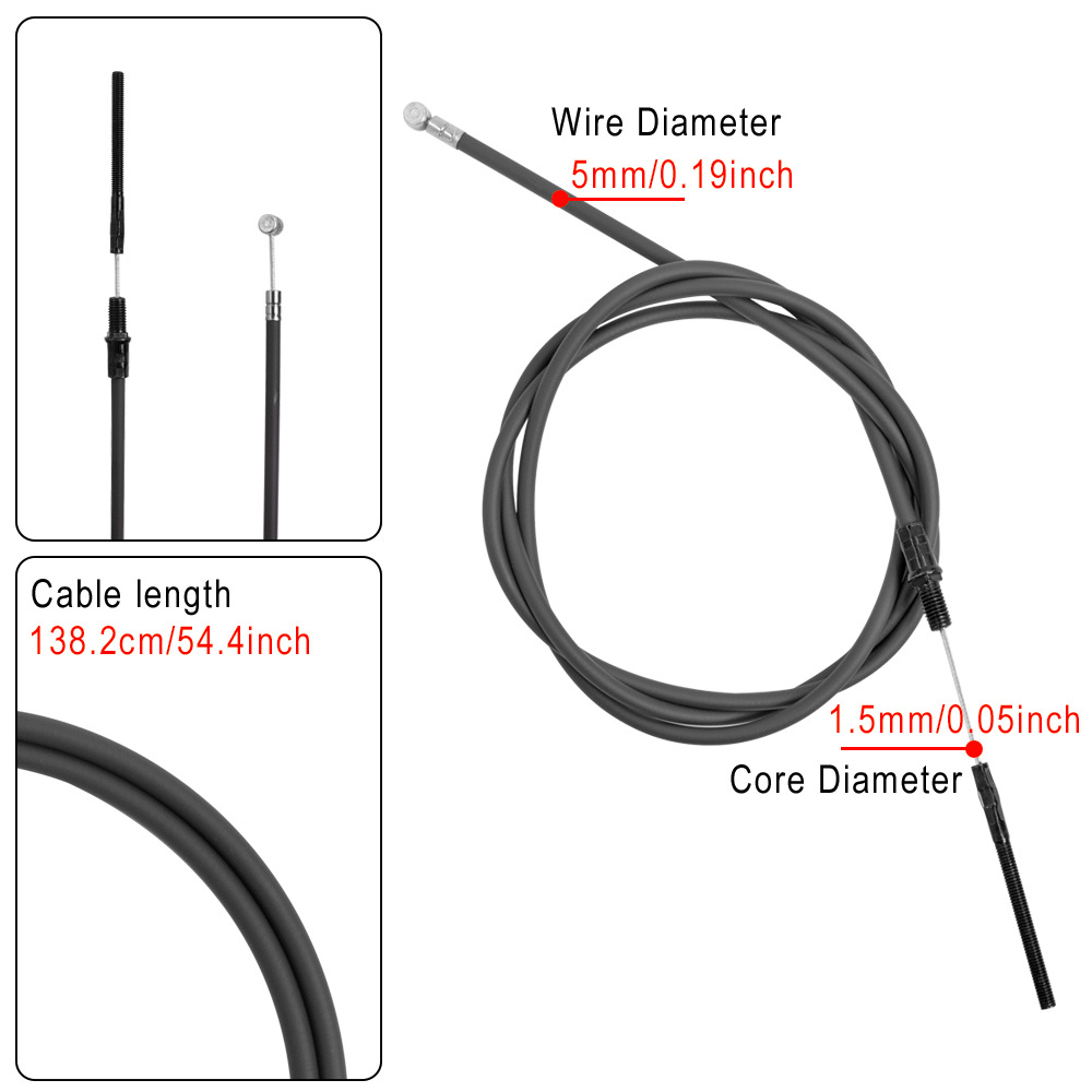 Picture of Front Wheel Brake Cable Suitable for Ninebot Max G2 G65 P65 Electric Scooter Brake Cable Accessories
