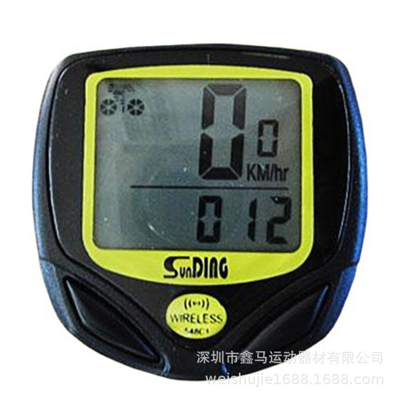 Shundong speed recorder waterproof wireless code meter odometer 548C manual speedometer bicycle code meter