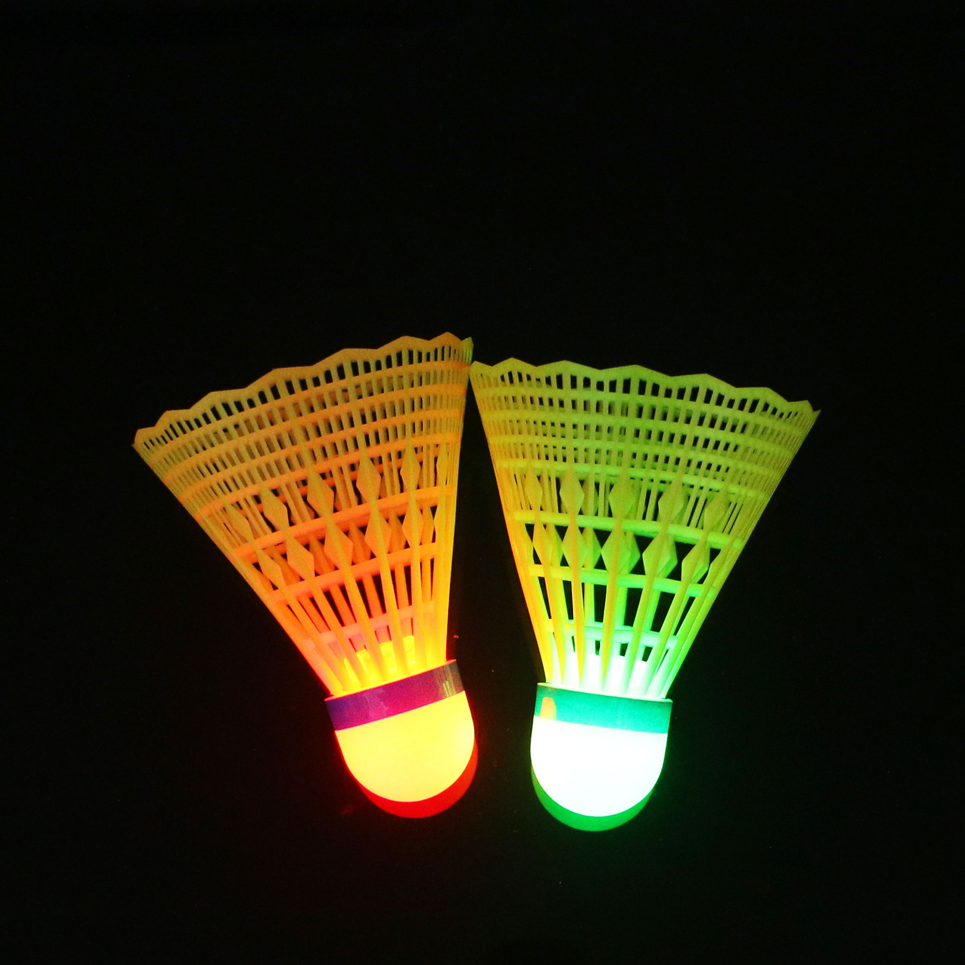 Picture of Luminous Windproof Cut Out Luminous Badminton Ball, Super Durable and Unbreakable, Outdoor Bright Plastic Nylon Ball with Light, Windproof