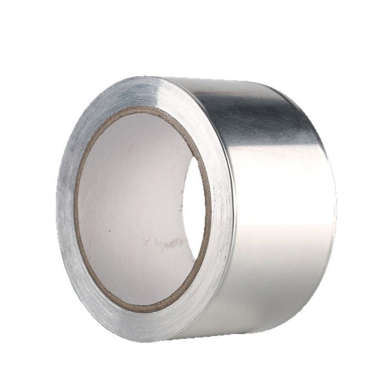 Picture of Wholesale Single Guide Aluminum Foil Tape High Temperature Pipe Seal Wrapping Flame Retardant Tape Tin Paper Thermal Insulation Tape Manufacturers