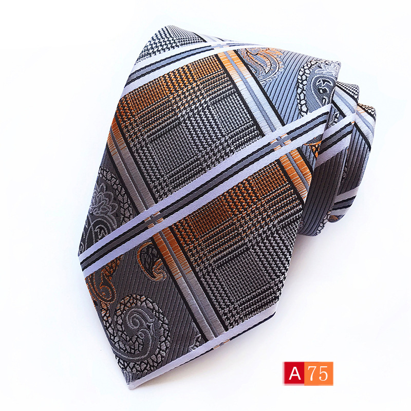 Picture of Source Factory Hot Jacquard Fabric Tie Men's Dress Business Suit Accessories Tie Wholesale