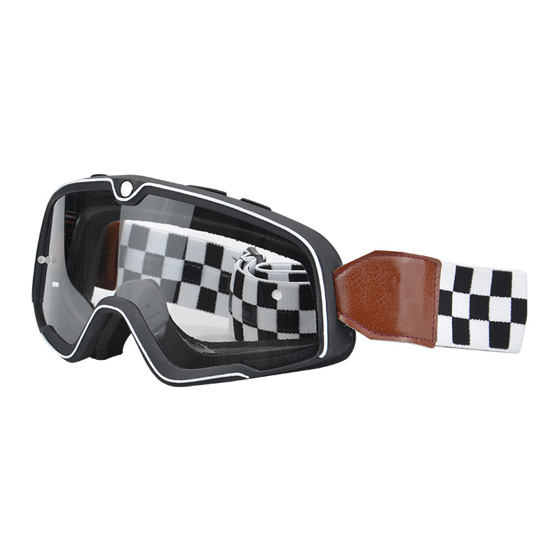 Picture of Anroer's New Wholesale Motorcycle Goggles Uv Retro Goggles Windproof and Dustproof Helmet Glasses # 8067