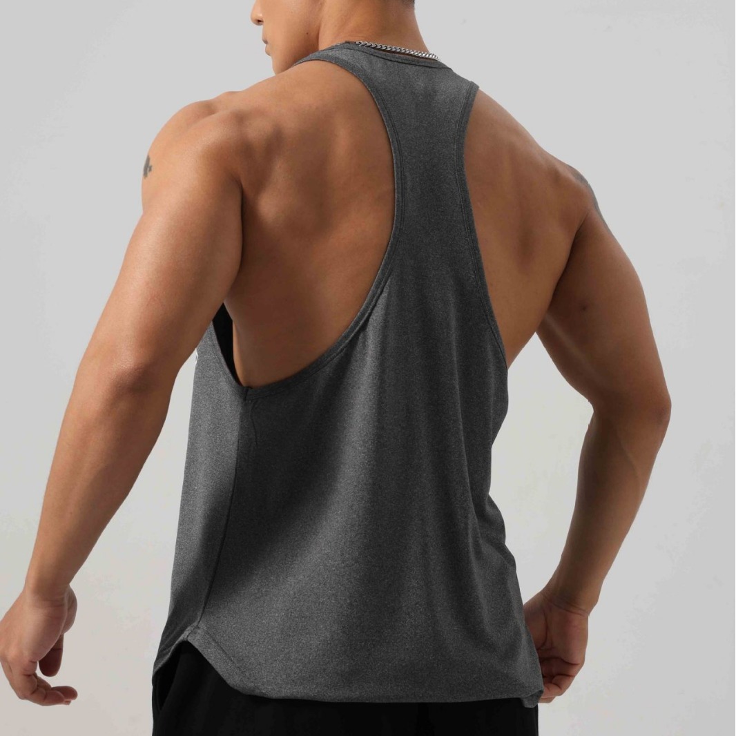 Fitness cotton vest loose plus size fitness exercise