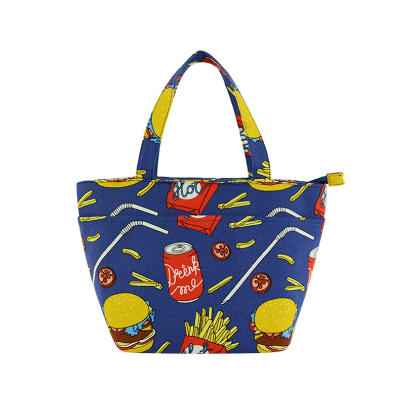 Oxford cloth insulation bag customized tpu cartoon thermal transfer Bento bag hand-carrying mummy female student lunch bag