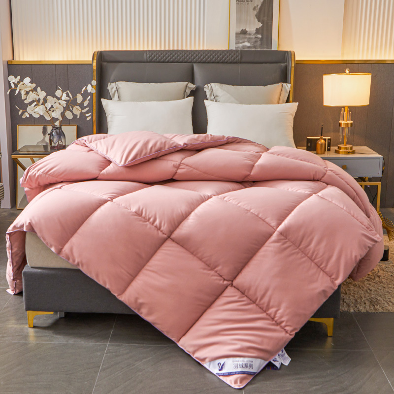 Picture of genuine goods Feather Velvet Quilt Spring and Autumn Quilt Thickened Gift Winter Quilt Down Quilt Cold-proof Warm Thick Quilt for Student Dormitory