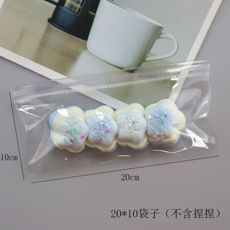 Picture of PVC transparent jewelry sealed bag earrings jewelry storage bag jewelry text play hand string self-sealing bag packaging bag manufacturers