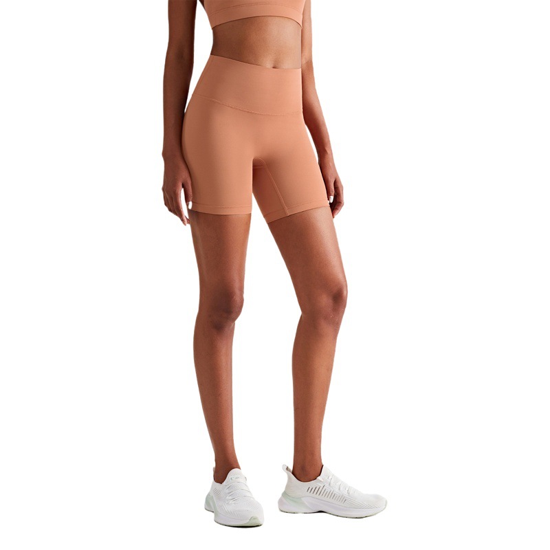 Aido's New Summer Yoga Shorts Bottoming Nude Peach Butt Three-Point Pants Outdoor Running Sports Tights for Women