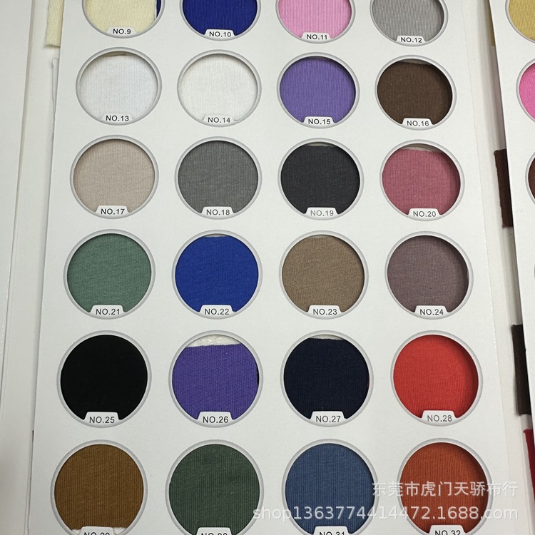 Spot knitted cotton single-sided Jersey 160g 26s combed cotton single-sided cotton single-sided Jersey casual T-shirt fabric