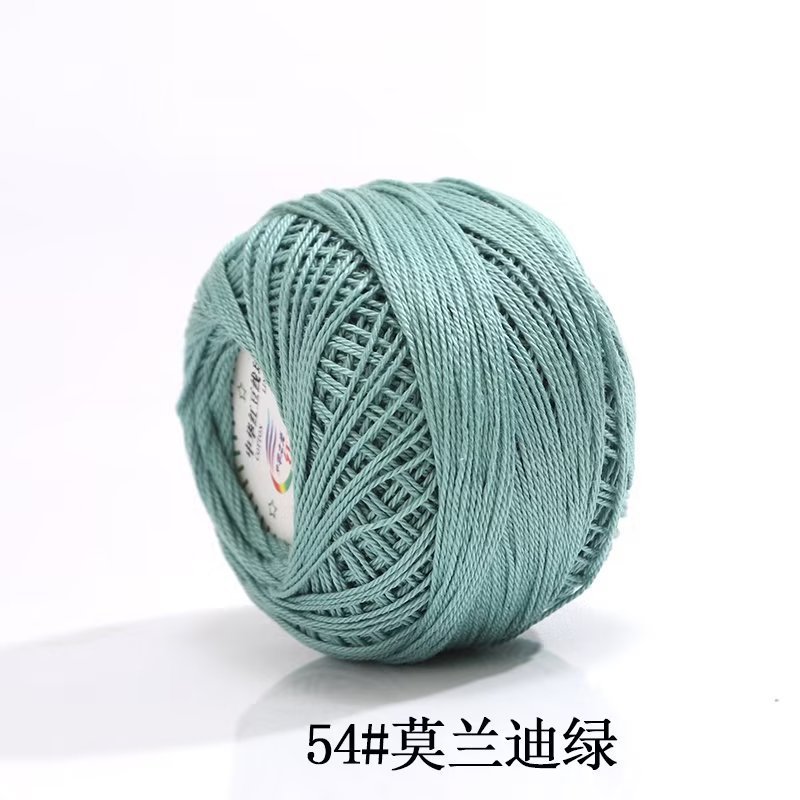 Picture of Red bean No. 3 lace cotton thread manufacturers wholesale and retail spring and summer hand-woven wool lace cotton diy