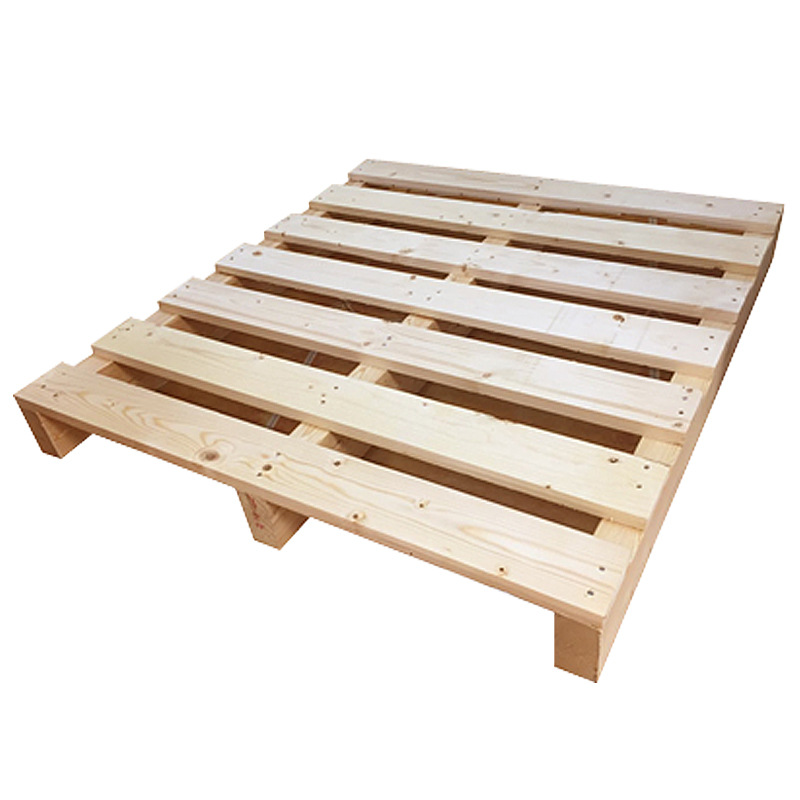 Picture of Logistics Forklift Wooden Pallets, Moisture-Proof Fumigation Wooden Pallets, Fumigation-Free Wooden Pallets for Easy Loading and Unloading, Solid Wood Pallets