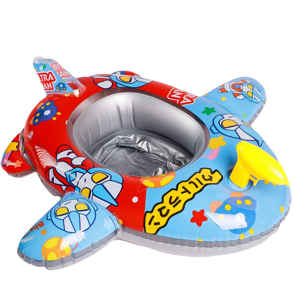 Picture of Children's swimming ring armpit ring seat ring 1-6 years old children's aircraft steering wheel inflatable Mount baby 2 boys and girls