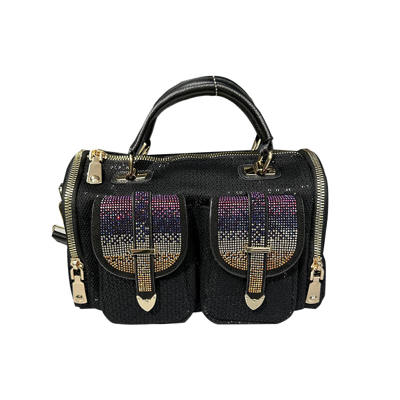 Picture of Guangzhou Women's Bag 2025 New Rhinestone Sequin Bag Women's Large Capacity Single Shoulder Crossbody Bag Casual Handbag Women