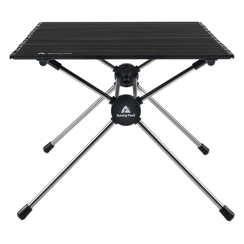 Picture of SunnyFeel Shanfei Outdoor Aluminum Alloy Egg Roll Table Blackened Camping Picnic Go Portable Folding Table