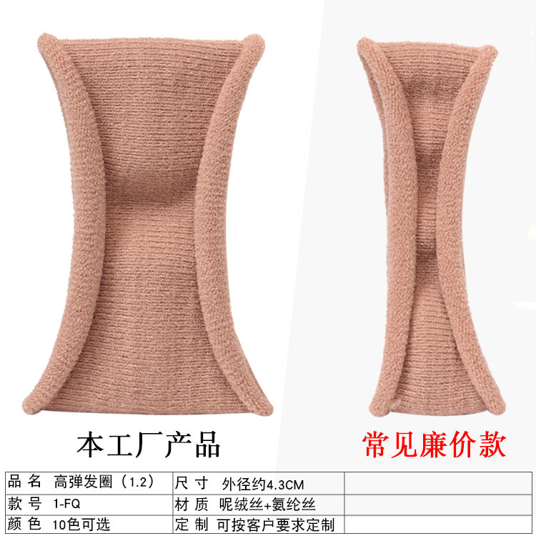 Picture of Korean Style Boxed Rubber Band Seamless High Elastic Towel Hair Ring Colorful Seamless Hair Rope Hair Headwear 1001-FQ