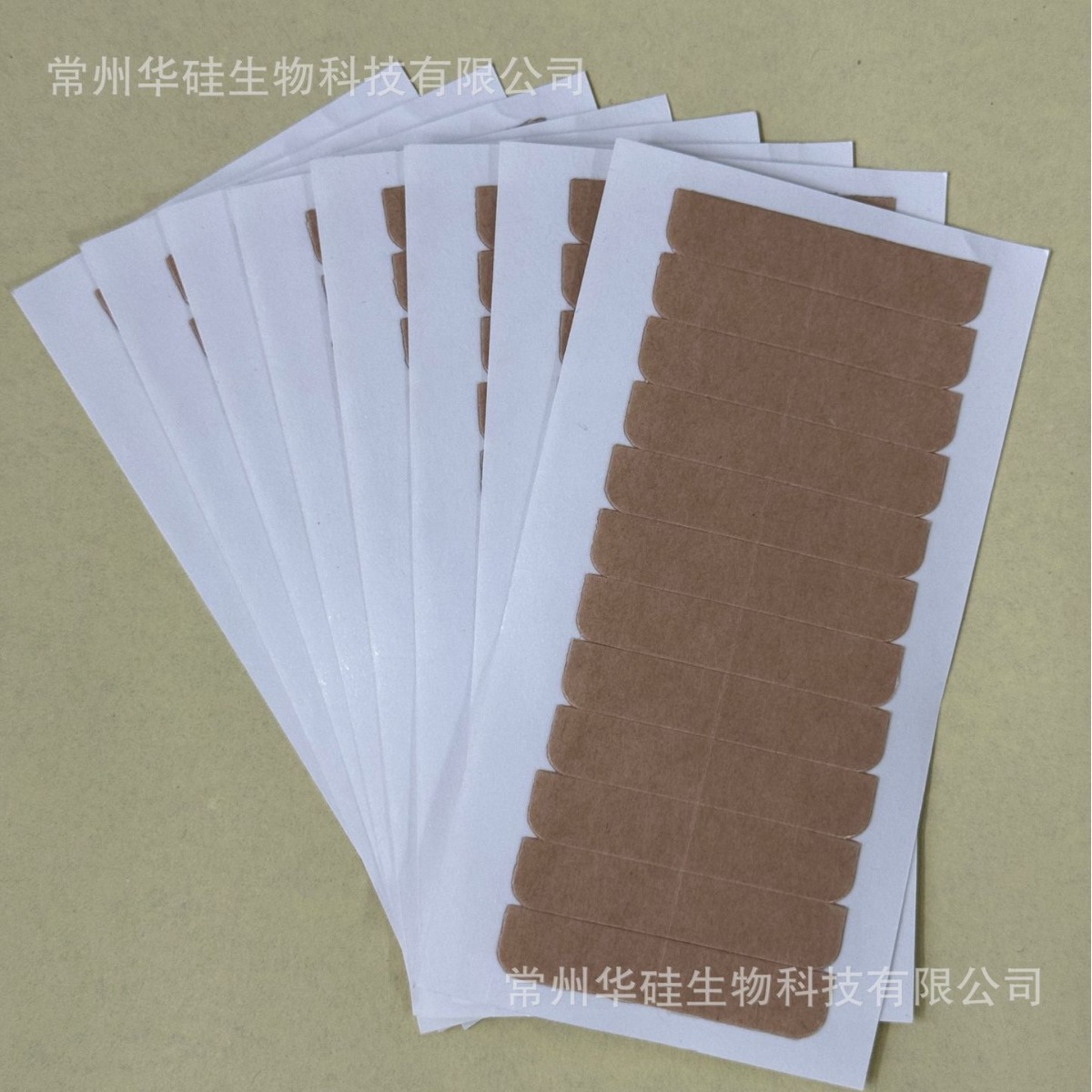 Customized Processing of Kraft Paper Hair Extension Film Blue Paper Replacement Piece Wig Glue Replacement Piece Wig Double-Sided Film
