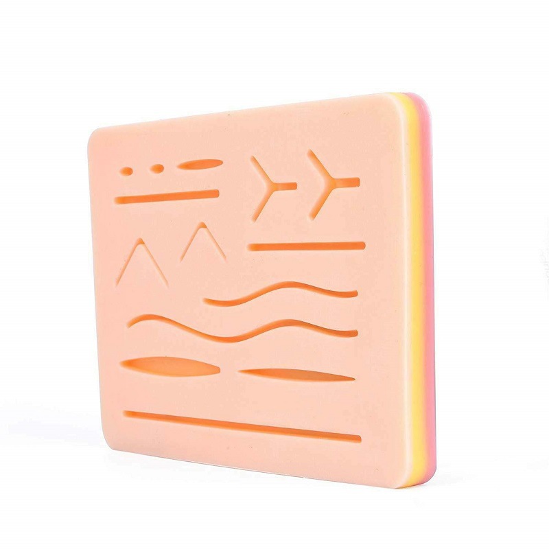 Picture of Silicone Simulation Skin Model Multi-wound Suture Exercise Module Medical Surgery Training Consumables Toolkit suit