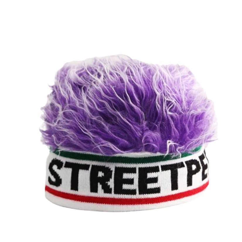 Picture of Cross-Border Parent-Child Wig Hats, Landlord Hats, Men's Ins-Style Street Knit Hats, Hip-Hop Hats, Southeast Asia Cross-Border Hot Items