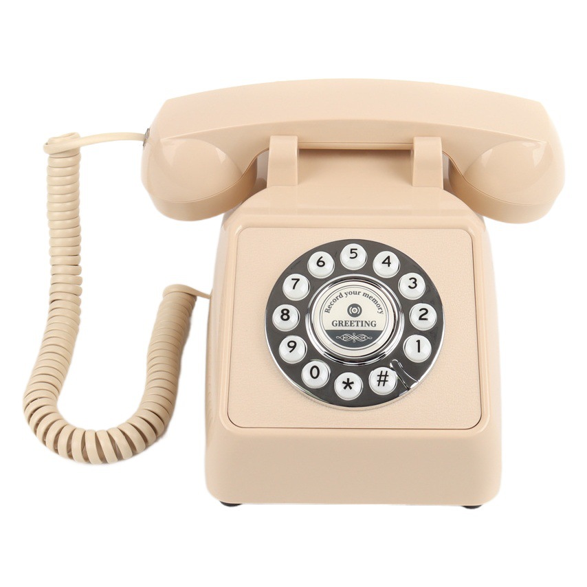 Cross-Border Wedding Message Telephone, Antique-Style Recording Retro Telephone, Landline Party Message Book Wholesale