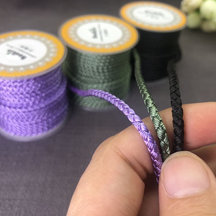 Picture of Taiwan line 3mm wear-resistant twist dragon pattern rope hand woven diy jade beeswax necklace rope hand rope wire