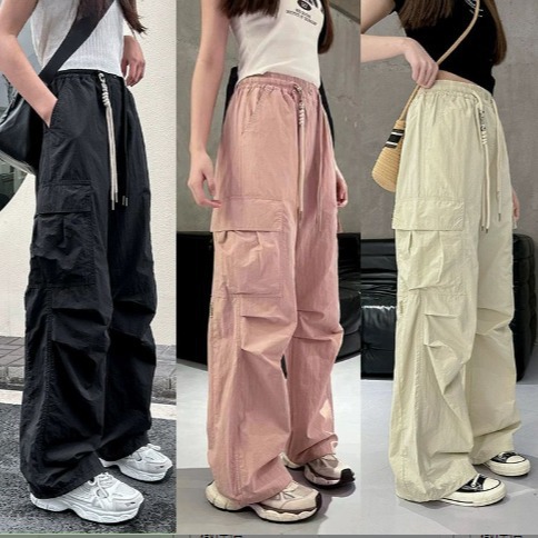 Girls' Crane Pants 2024 New Summer Thin Big Boy Girls' Pants Junior High School Students' Casual Pants Children's Sports Pants