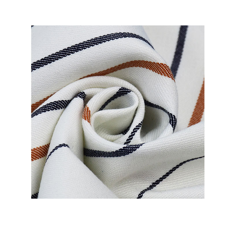 Polyester-Viscose T/R Striped Stretch Yarn-Dyed Fabric, Weft Stretch, Tr Woven Fabric, High-Quality Clothing and Pants Material