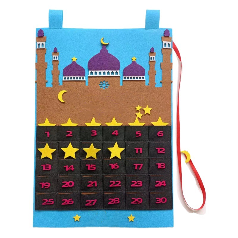 Felt cloth pendant calendar countdown calendar children's gift pendant spot wholesale