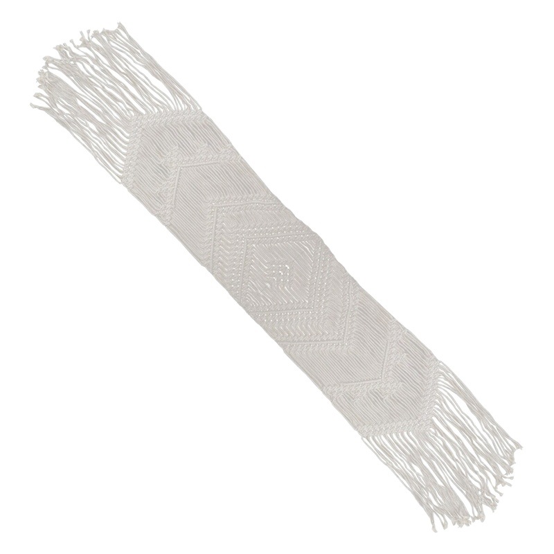 Nordic style hand-woven table runner bohemian cotton rope table blanket wedding banquet desktop decoration tablecloth foreign trade
