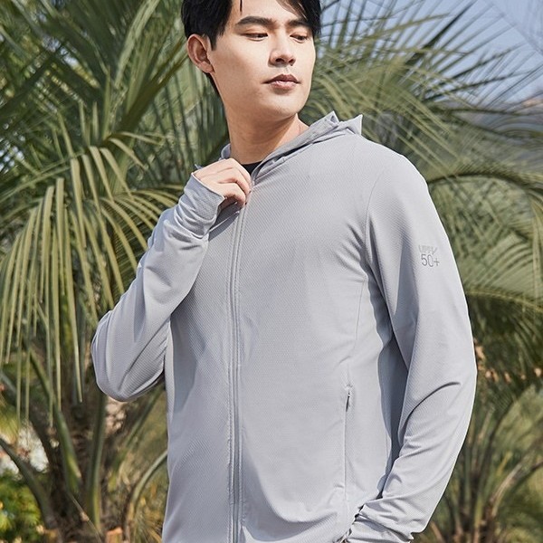 Sun Protection Clothing for Men and Women Upf50+ Brim Ice Silk Sun Protection Clothing Breathable Anti-Uv Cycling Sun Protection Clothing Can Be Printed with Logo