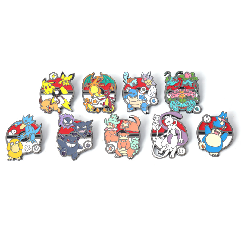 Pet elf erchuang scene evolution anime peripheral gift creative decorative cartoon brooch alloy badge