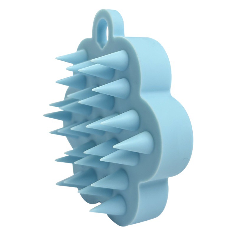 Japanese-Style Silicone Shampoo Brush New Scalp Massager Shampoo Artifact Flower Bath Brush Bath Shampoo Comb